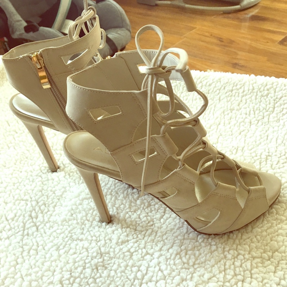 Suede heels